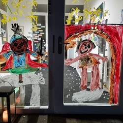 'Martins-Fenster' im Pfarrkindergarten Halbenrain