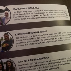 Kindergartensozialarbeit: in Koorperation mit KIB3 und Caritas