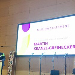 Podiumsworte durch Martin Kranzl-Greinecker