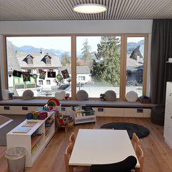 Einrichtung in der Gruppe des Kindergartens Öblarn