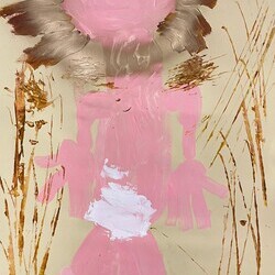 Kinder des Pfarrkindergartens Deutschfeistritz haben gespachtelt, gedruckt und uns Bilder vom Kind in Windeln auf Heu und auf Stroh geschenkt.