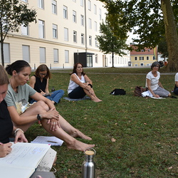 Gedanken schweifen lassen an der frischen Luft