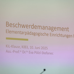 Es wurde auch über das Beschwerdemanagment gesprochen