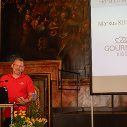 Podiumsworte durch Klug-Richter von Gourmet KIDS