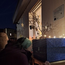 'Lichterfenster' im Kindergarten Pernegg