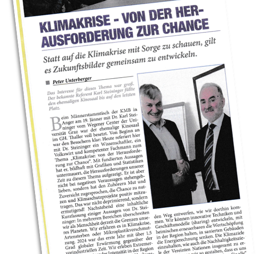 Blick in Anger, Februar 2025