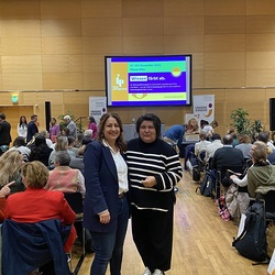 Mit dabei Veronica Tuchscherer und Ursula Schrei