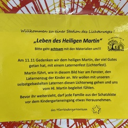 In St. Margarethen gab es einen liebevoll gestalteten Lichterweg  mit vielen Stationen