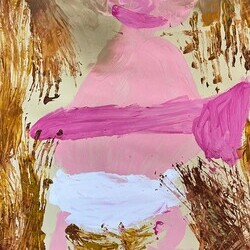 Kinder des Pfarrkindergartens Deutschfeistritz haben gespachtelt, gedruckt und uns Bilder vom Kind in Windeln auf Heu und auf Stroh geschenkt.